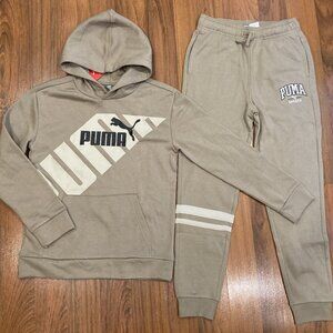 PUMA Youth Set Boy,s Hoodie PANTS Tracksuit 2pc Size 14/16 New